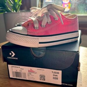 Converse Infant size 5 Pink and White